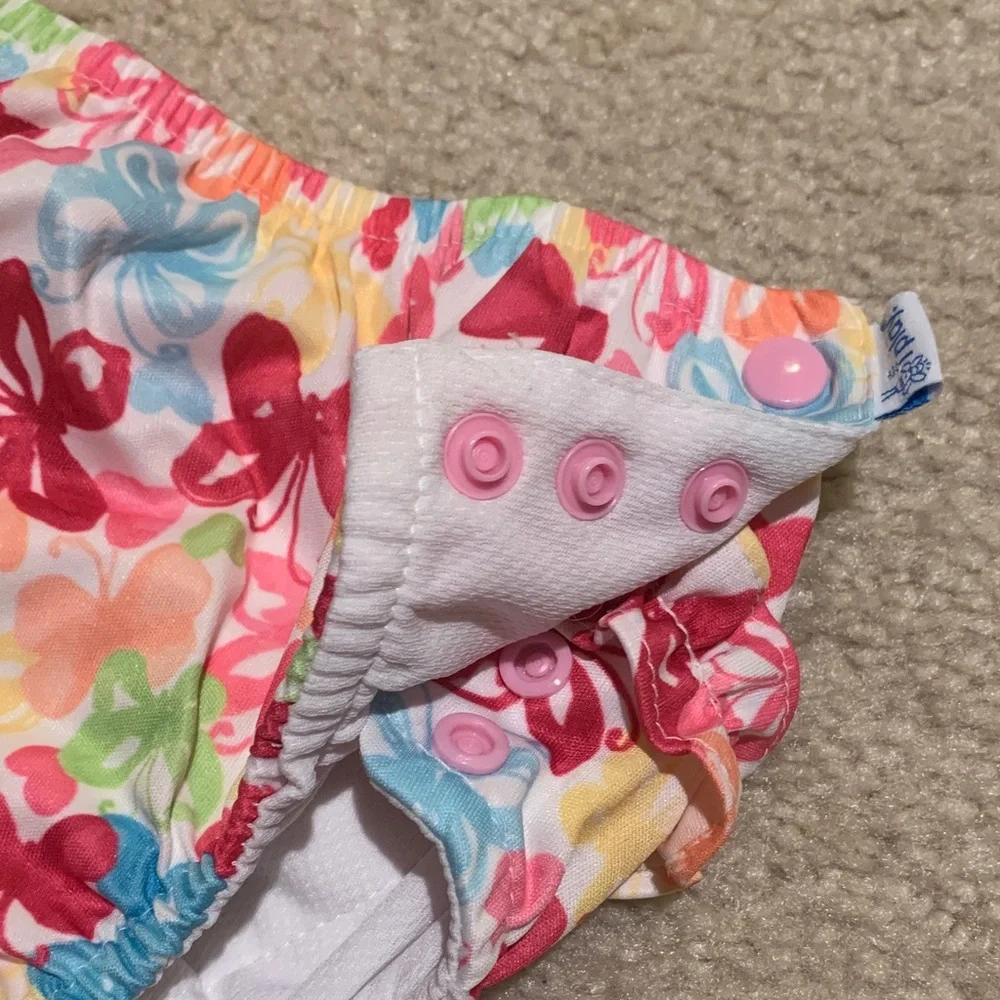 i play. Pink and Multicolor Diaper Covers